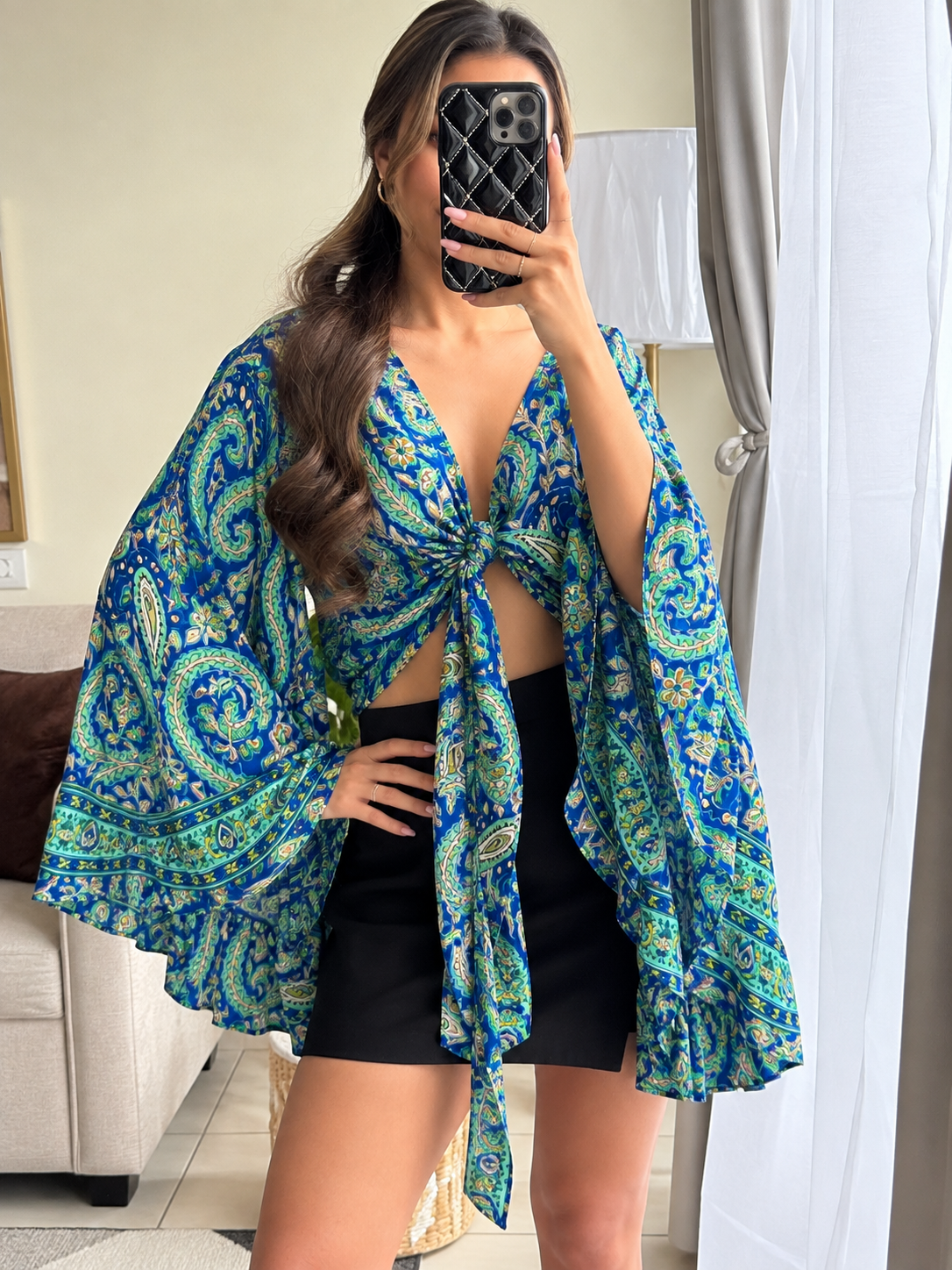 Blusa seda