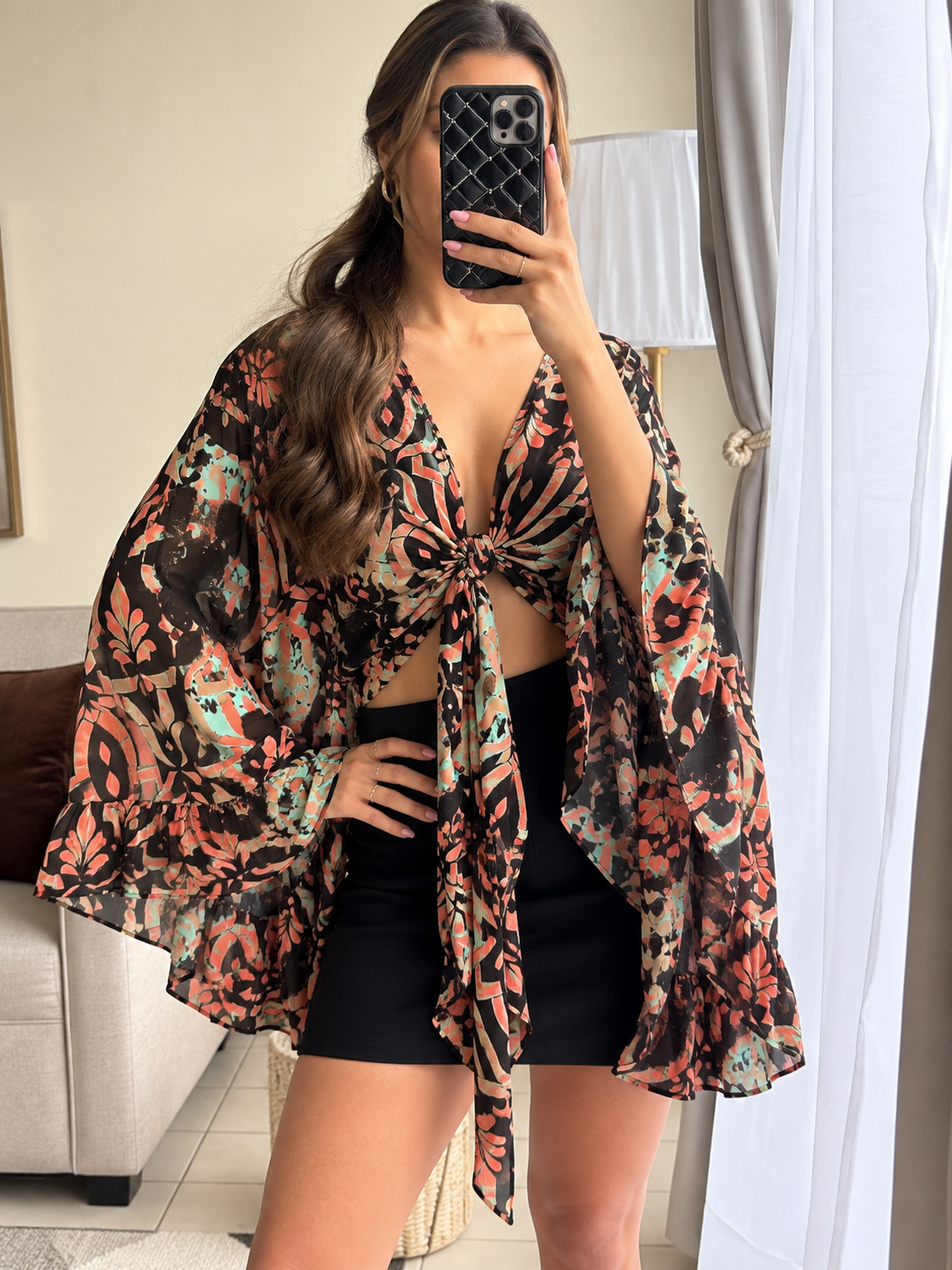 Blusa seda