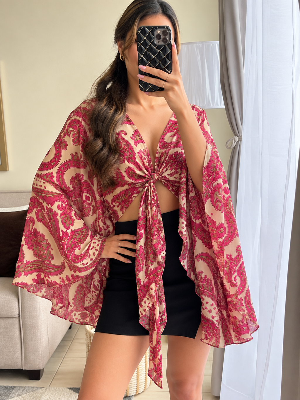 Blusa seda
