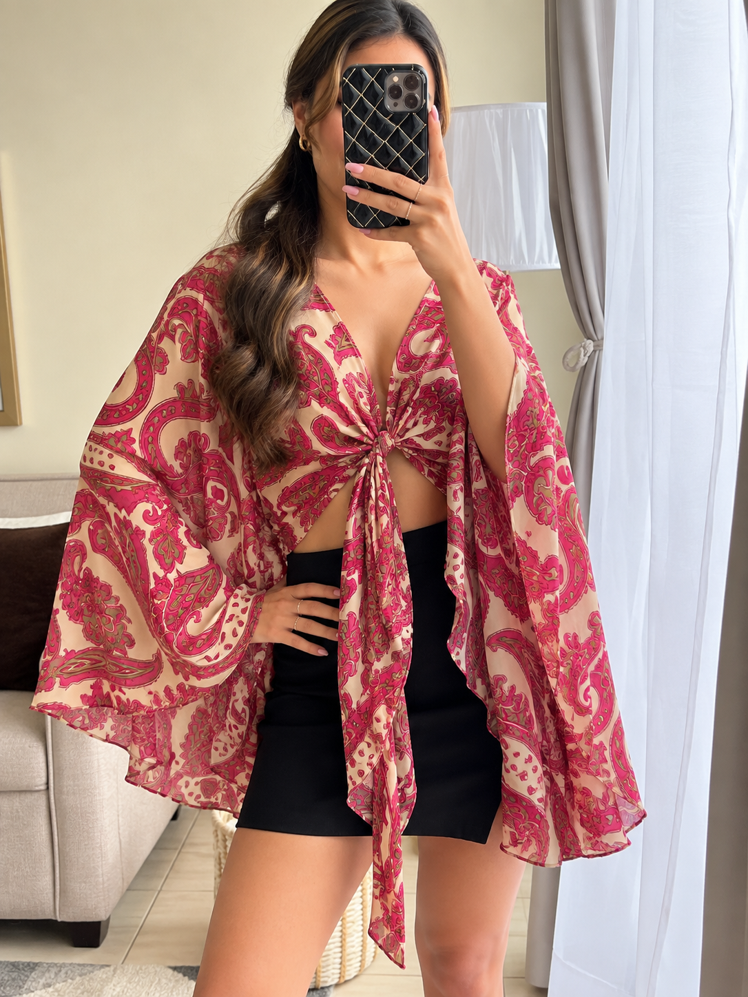 Blusa seda