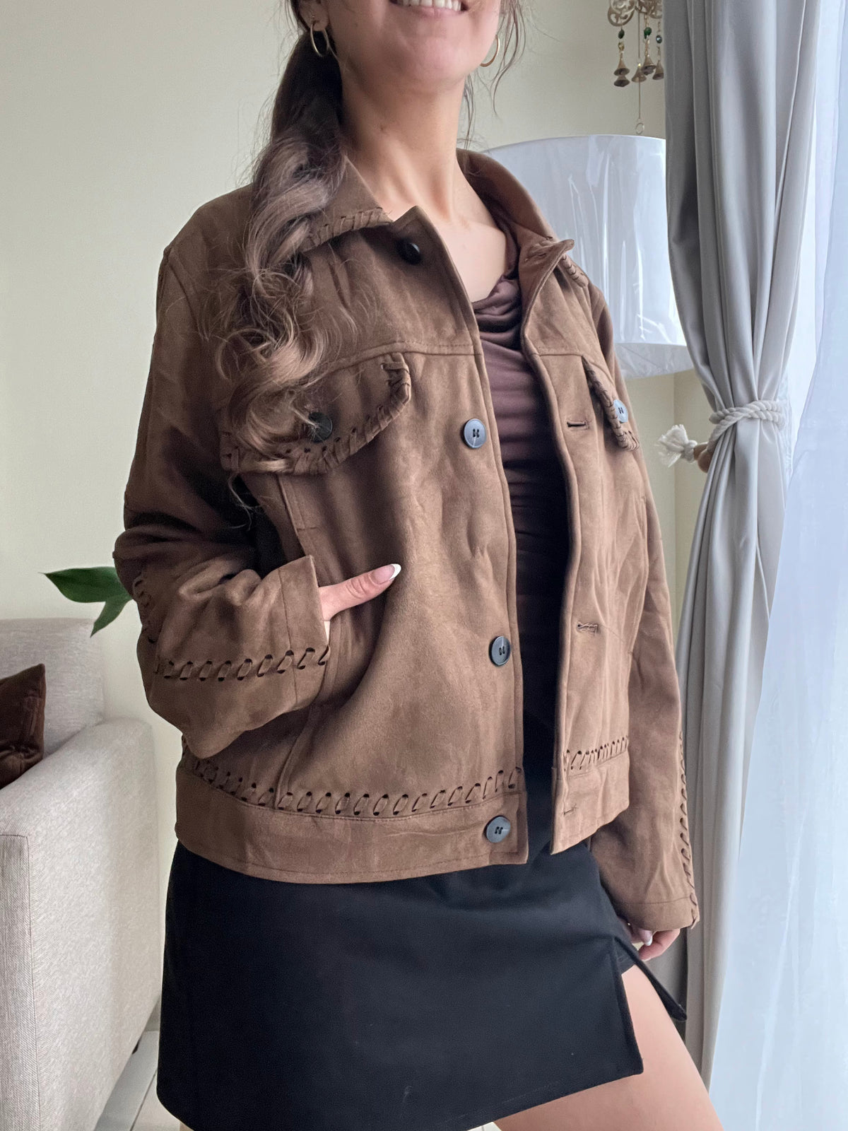Bomber gamuza